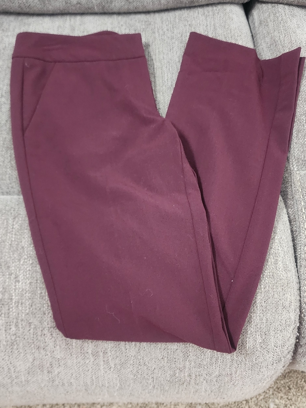 NY&Co Maroon Women's Dress Leggings